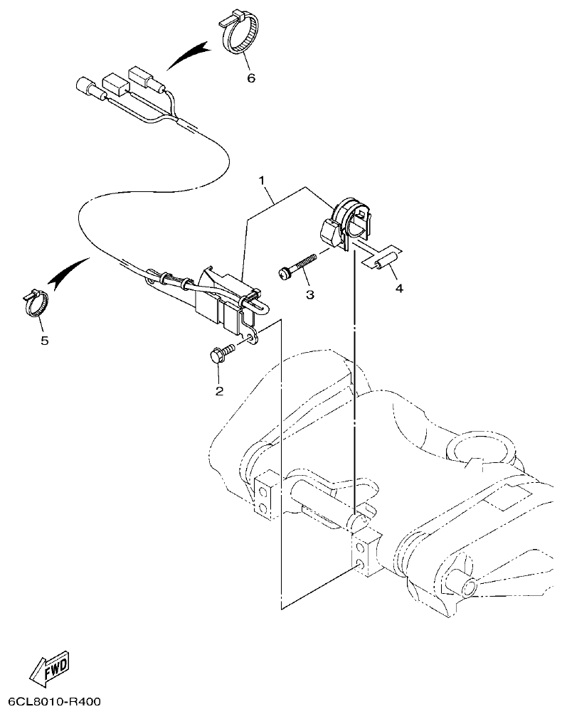 Yamaha F300BET, FL300BET, F300BET2, FL300BET2 OPTIONAL PARTS 2 parts diagram